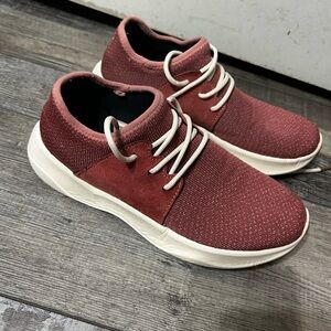 Vessi Everyday Casual Red- Salmon colored  Sneakers W8
